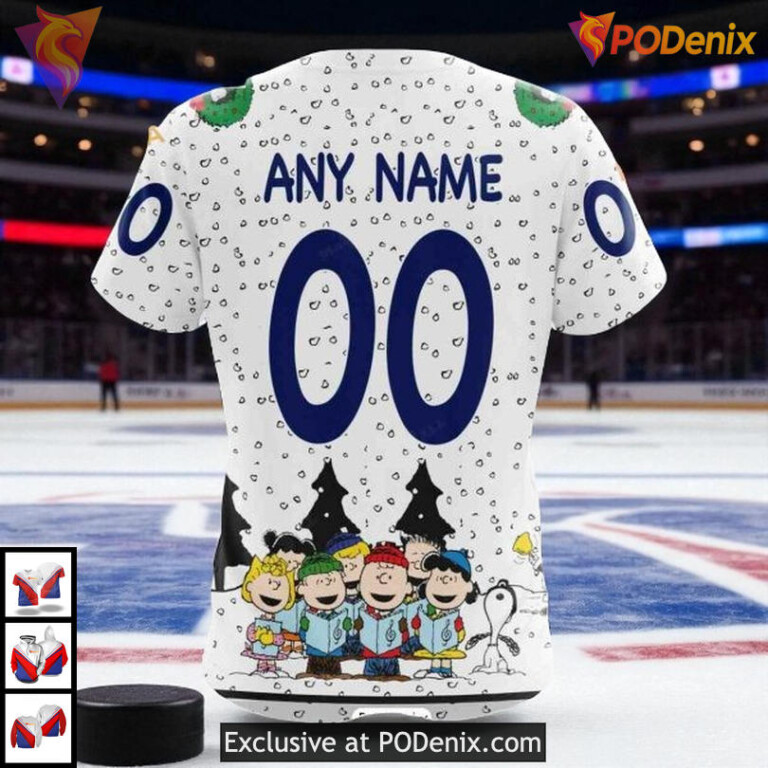 Peanuts Snoopy Personalized Toronto Maple Leafs Hoodie, Custom NHL 3D Shirt Gear - 3