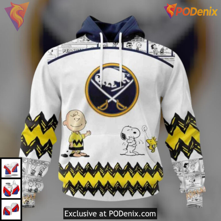 Peanuts Snoopy Special Artwork NHL Personalized Buffalo Sabres Hoodie 3D