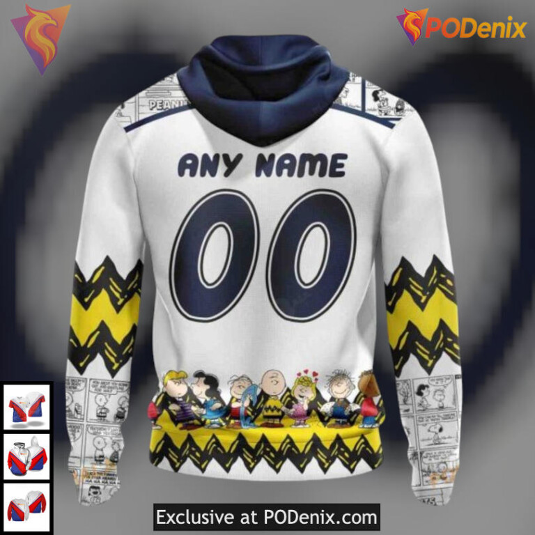 Peanuts Snoopy Special Artwork NHL Personalized Buffalo Sabres Hoodie 3D - 1