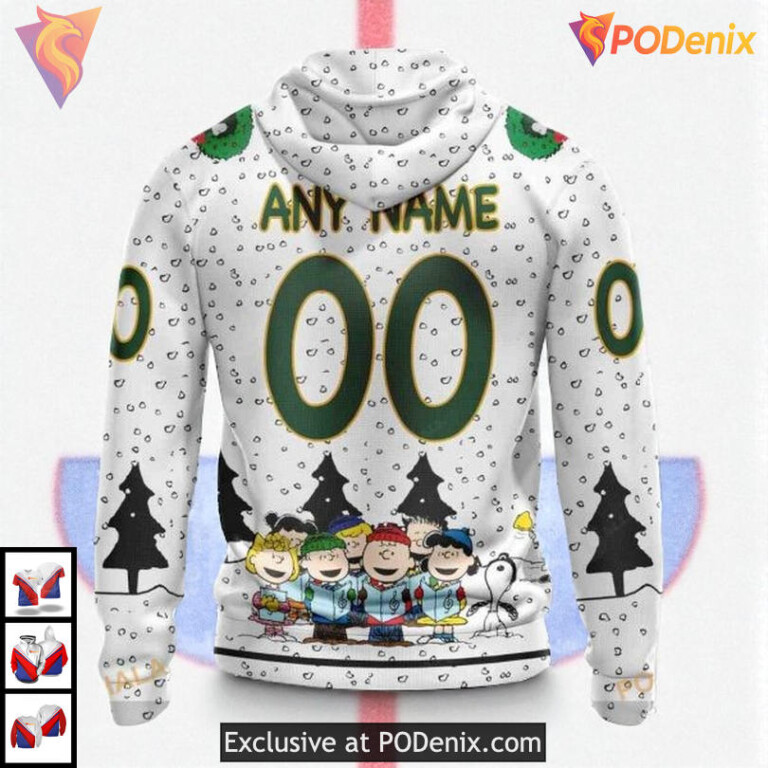 Peanuts Snoopy Special Artwork Personalized Minnesota Wild Sweatshirt Hoodie 3D - 1