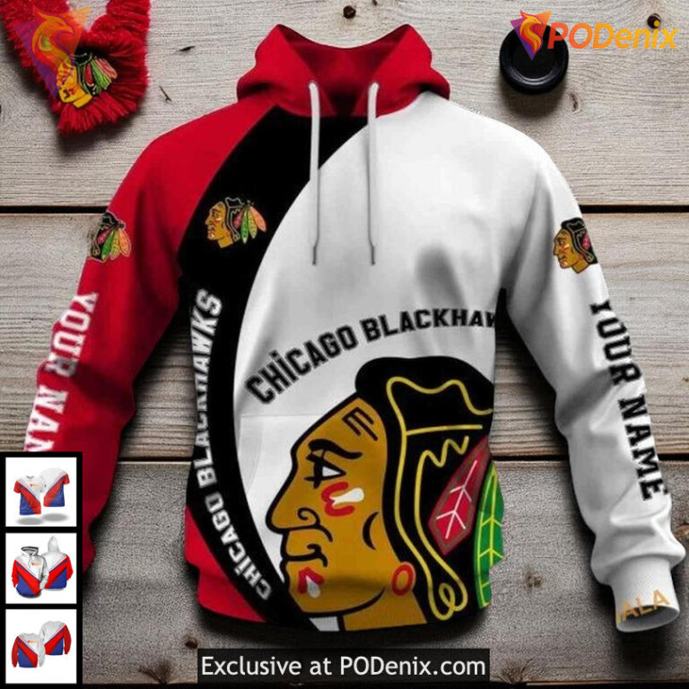 Personalized Chicago Blackhawks Hoodie You Laugh I Laugh 3D All Over Print