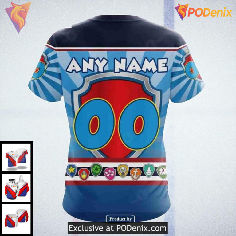 Personalized Detroit Red Wings Hoodie, Paw Patrol NHL Hoodie 3D Edition - 3