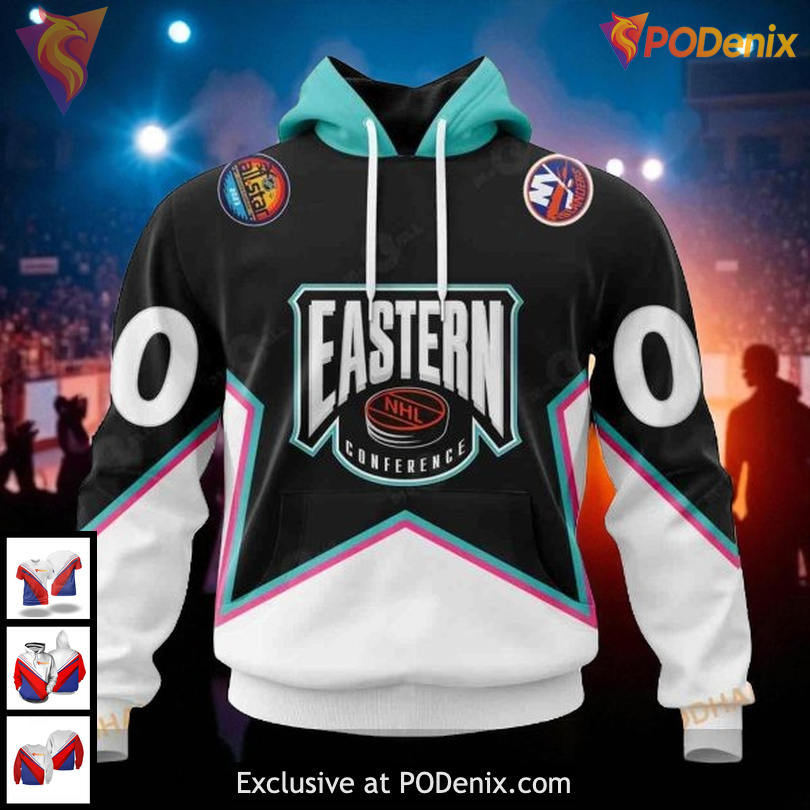 Personalized New York Islanders Hoodie Eastern Conference 3D All Over Print Personalized New York Islanders Hoodie Eastern Conference 3D All Over Print