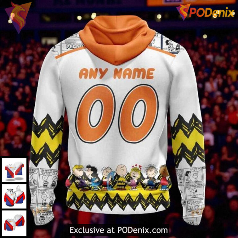 Personalized New York Islanders Hoodie, Peanuts Snoopy 3D Design NHL Gift - 1