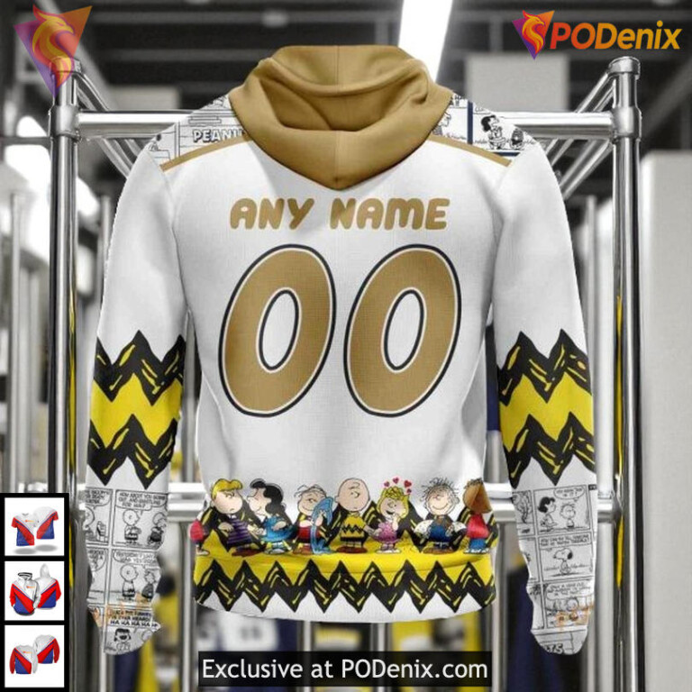 Florida Panthers Hoodie 3D, Snoopy And Charlie Brown Comic Inspired Design - 1