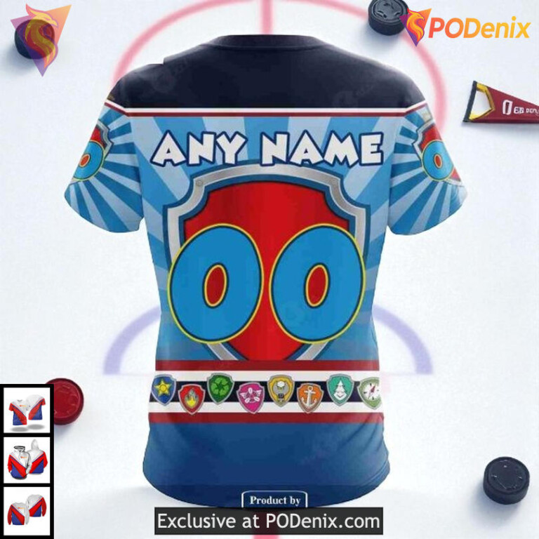Personalized Paw Patrol Cartoon NHL Retro Minnesota Wild Hoodie 3D - 3