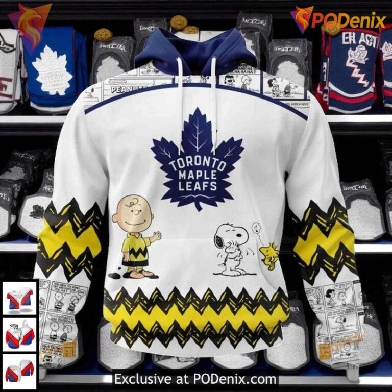 Personalized Peanuts Snoopy Toronto Maple Leafs Hoodie 3D, NHL Apparel