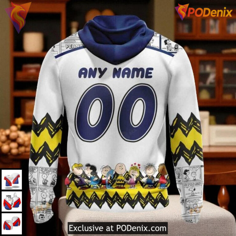 Personalized Peanuts Snoopy Toronto Maple Leafs Hoodie 3D, NHL Apparel - 1
