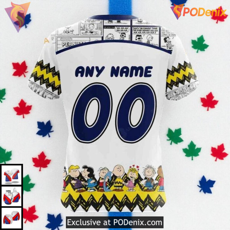 Personalized Peanuts Snoopy Toronto Maple Leafs Hoodie 3D, NHL Apparel - 3