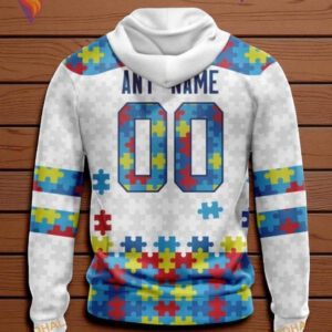 Personalized Philadelphia Flyers Hoodie, Autism Awareness Concept 2025 - 1