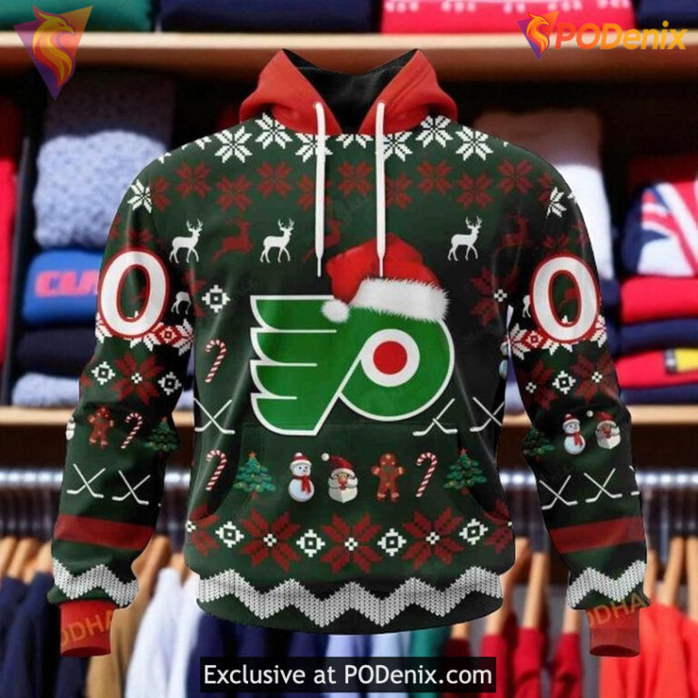 Personalized Philadelphia Flyers Hoodie Christmas Unisex NHL Shirt