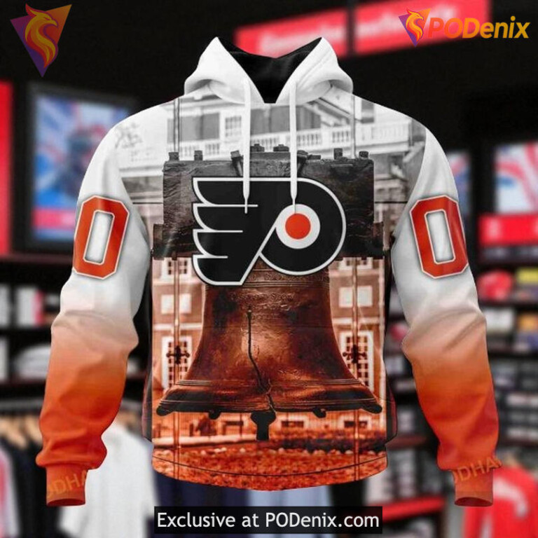 Personalized Philadelphia Flyers Hoodie Liberty Bell NHL Custom Shirt