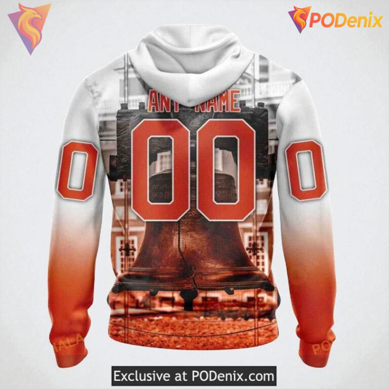 Personalized Philadelphia Flyers Hoodie Liberty Bell NHL Custom Shirt - 1