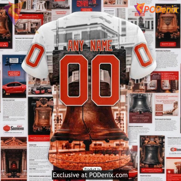 Personalized Philadelphia Flyers Hoodie Liberty Bell NHL Custom Shirt - 3