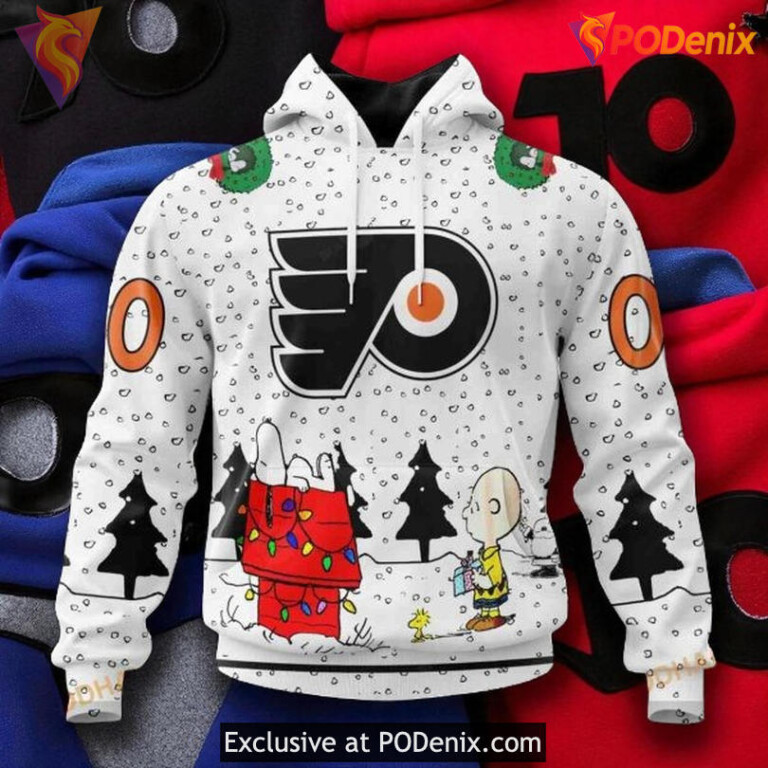 Personalized Philadelphia Flyers Hoodie Snoopy Peanuts NHL 3D Shirt