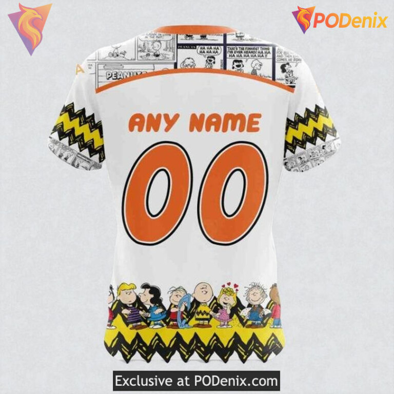 Personalized Philadelphia Flyers Hoodie Snoopy Peanuts NHL 3D Shirt - 7