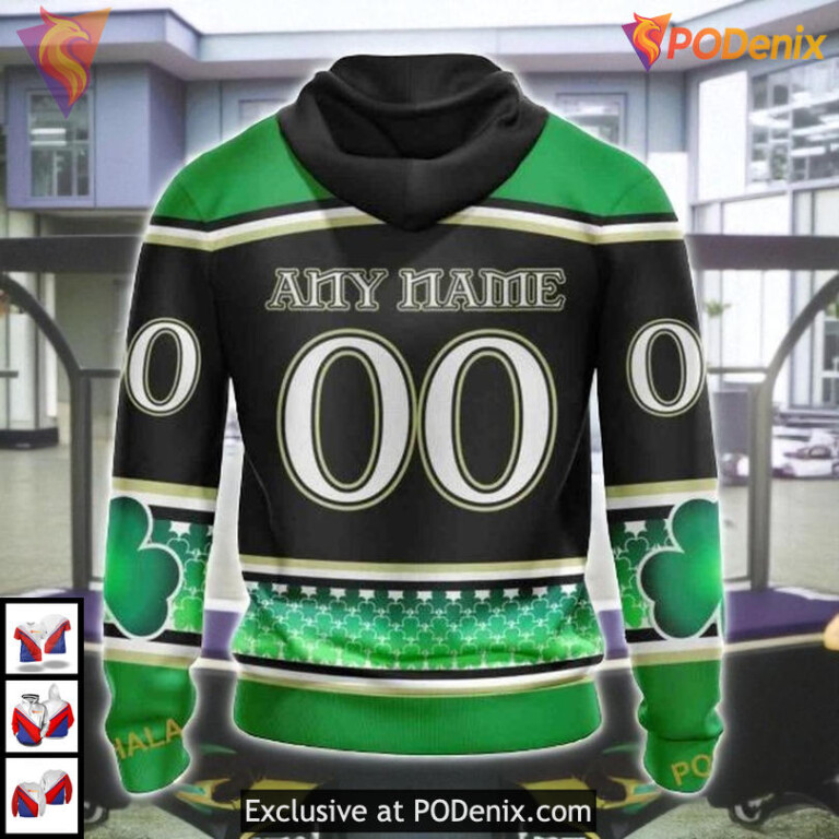 Personalized St Patricks Day Celebration NHL Minnesota Wild All Over Print Hoodie - 1