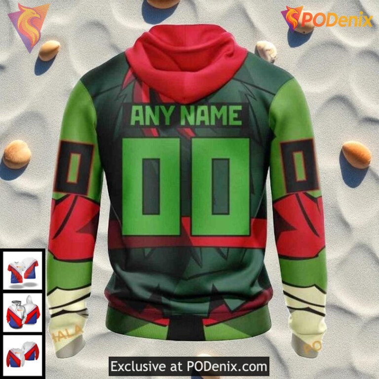 Personalized Tampa Bay Lightning Hoodie Ninja Turtles Inspired NHL 3D - 1