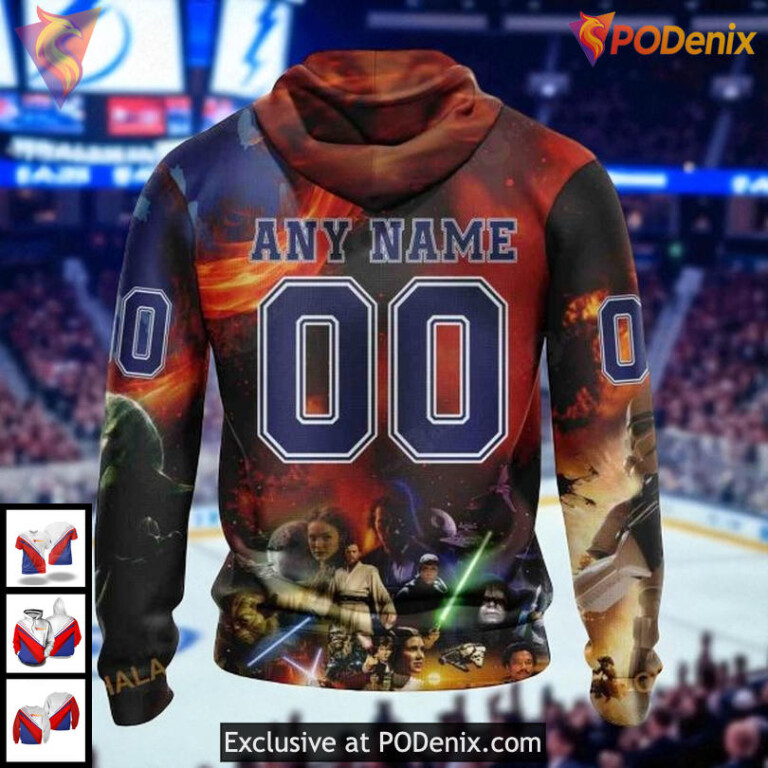 Personalized Tampa Bay Lightning Hoodie, Star Wars Darth Vader NHL 3D Design - 1