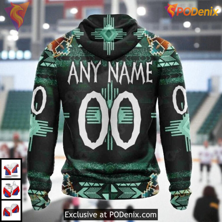 Personalized Traditional Native Costume NHL Minnesota Wild Personalized 3D Hoodie - 2