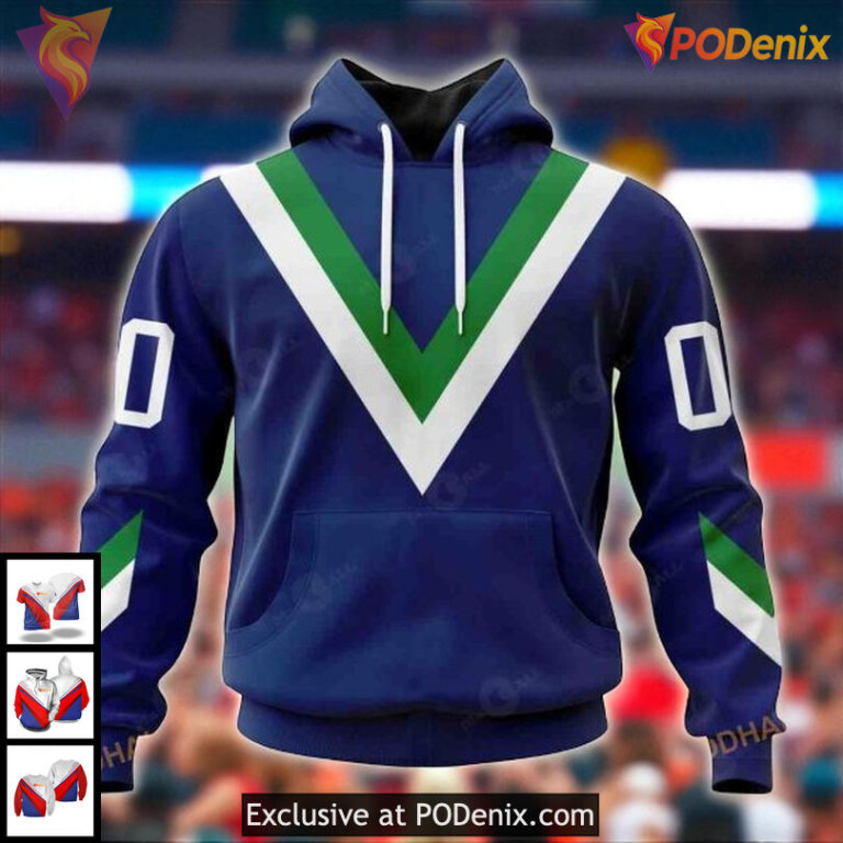 Personalized Vancouver Canucks Hoodie, NHL Retro All Over Print Hoodie 3D