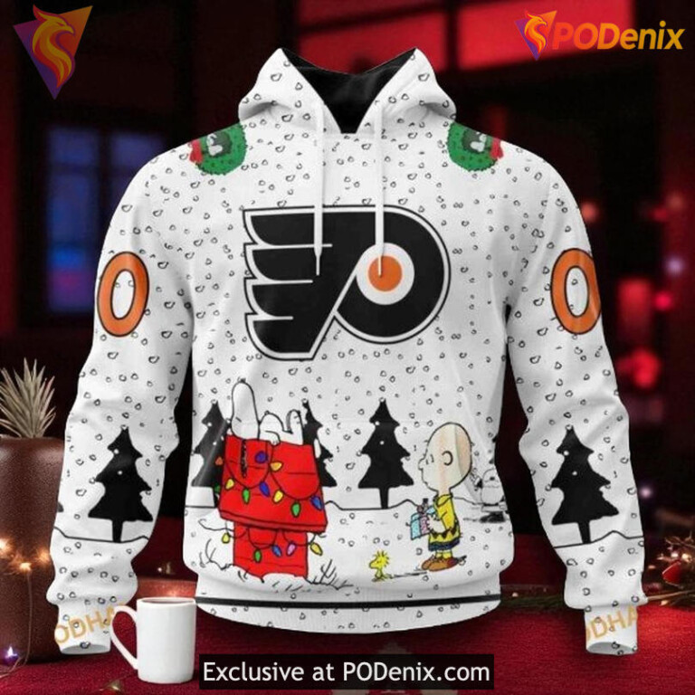 Philadelphia Flyers 3D Hoodie Custom Peanuts Design NHL Shirt Style