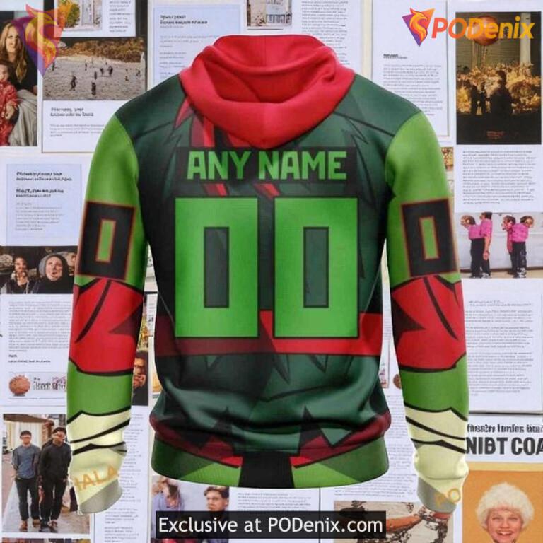 Philadelphia Flyers 3D Hoodie Teenage Mutant Ninja Turtles NHL Custom - 1