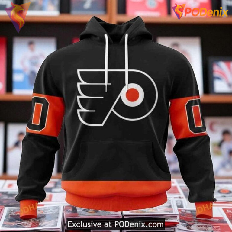Philadelphia Flyers All Over Print Hoodie, 2025 Third Kit Custom Design