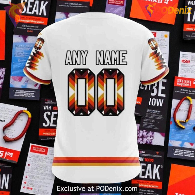 Philadelphia Flyers All Over Print Hoodie, Native Pattern NHL Custom Style - 3