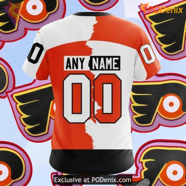 Philadelphia Flyers Hoodie 3D All Over Print, 2025 Home Mix Away Jersey - 3