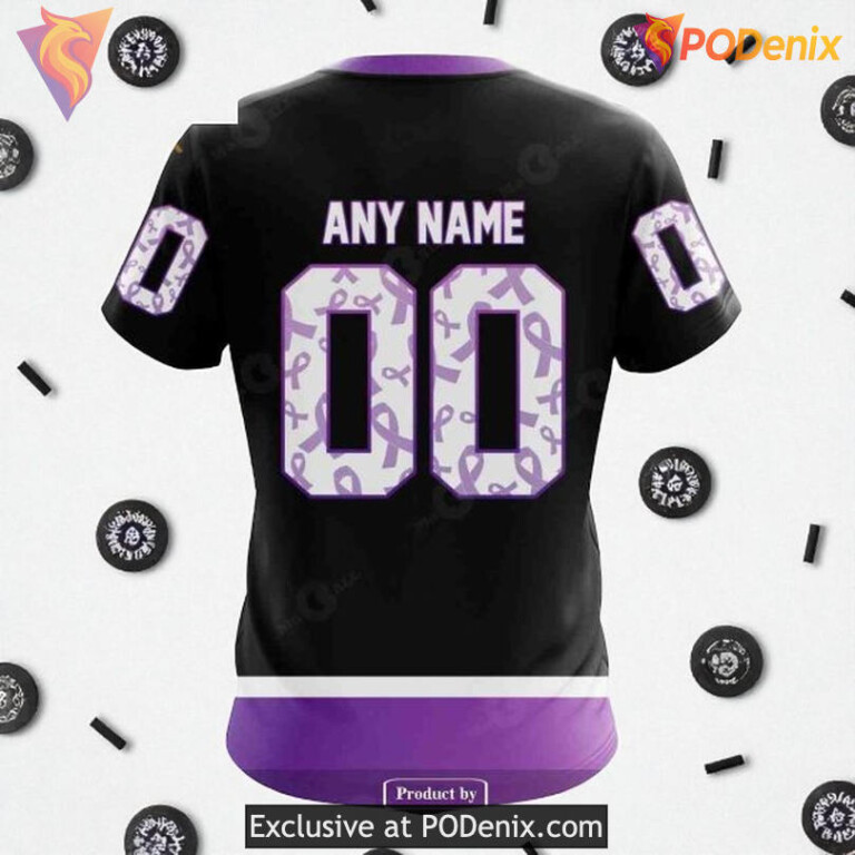 Philadelphia Flyers Hoodie 3D, Black Hockey Fight Cancer NHL Shirt Design - 3