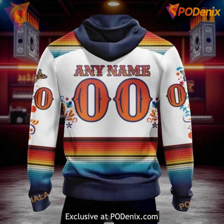 Philadelphia Flyers Hoodie 3D, Dia De Los Muertos NHL Graphic Edition - 1