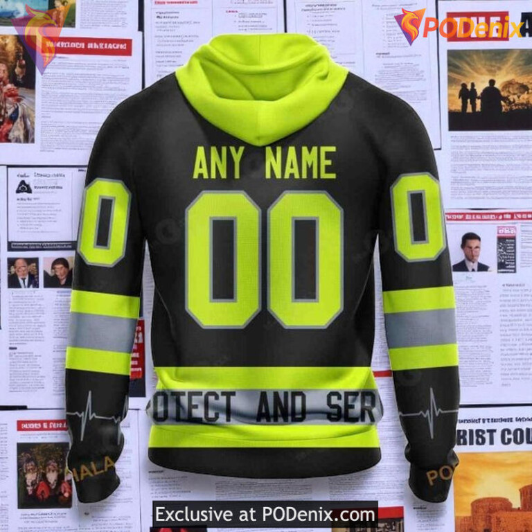 Philadelphia Flyers Hoodie 3D Firefighter Uniform Color NHL Unisex - 1