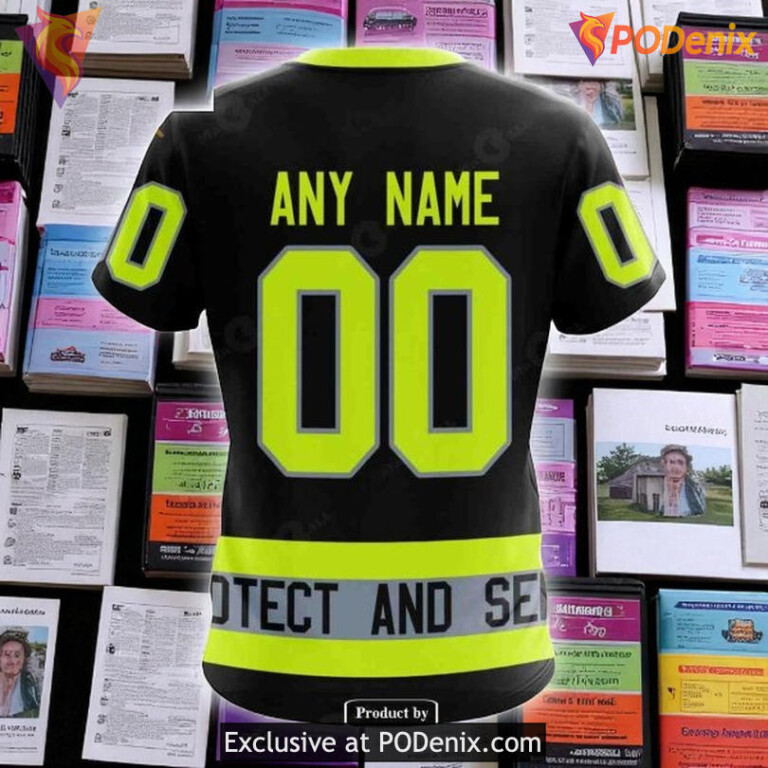 Philadelphia Flyers Hoodie 3D Firefighter Uniform Color NHL Unisex - 3