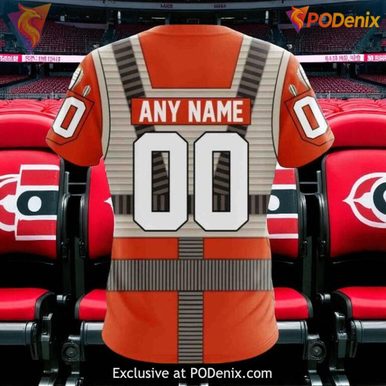 Philadelphia Flyers Hoodie 3D Star Wars Rebel Pilot NHL Custom Shirt - 3