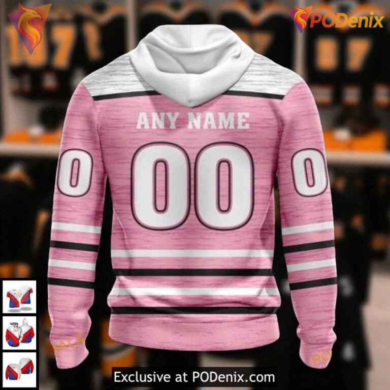 Pink Fight Breast Cancer NHL Boston Bruins Limited Edition Hoodie 3D - 1