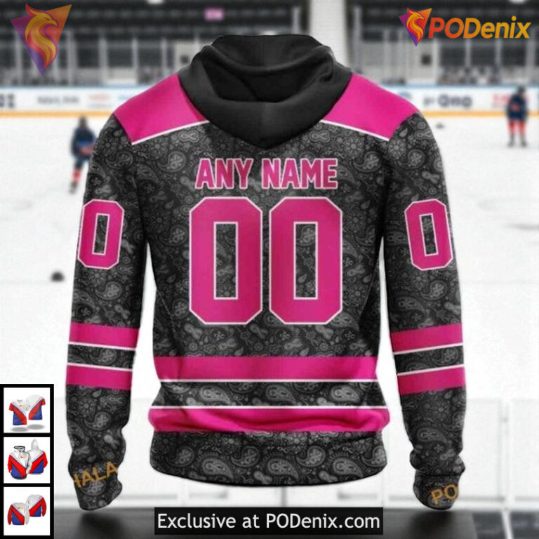 Pink In The Rink Tribute Edition Custom Florida Panthers Womens Hoodie 3D - 1