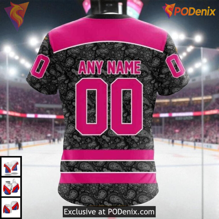 Pink In The Rink Tribute Edition Custom Florida Panthers Womens Hoodie 3D - 3