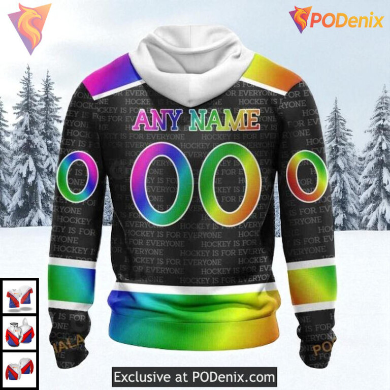 Pride Gradient Hockey Concept Custom Florida Panthers 3D Hoodie NHL Shirt - 1