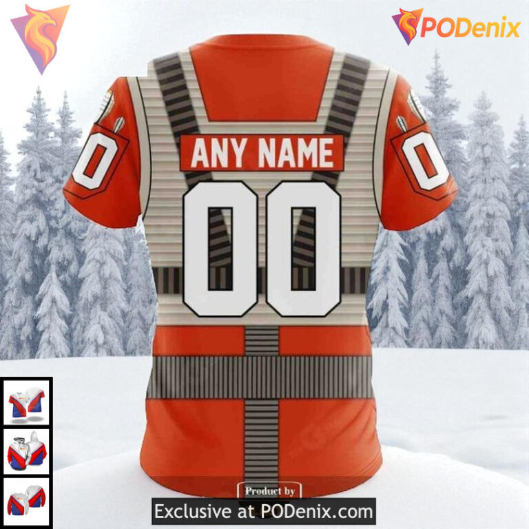 Rebel Pilot Star Wars Costume Custom Florida Panthers Zip Up Hoodie NHL 3D - 3