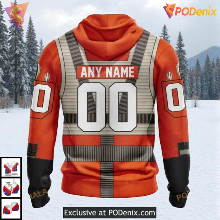 Rebel Pilot Star Wars Costume Custom Los Angeles Kings All Over Print Hoodie - 1