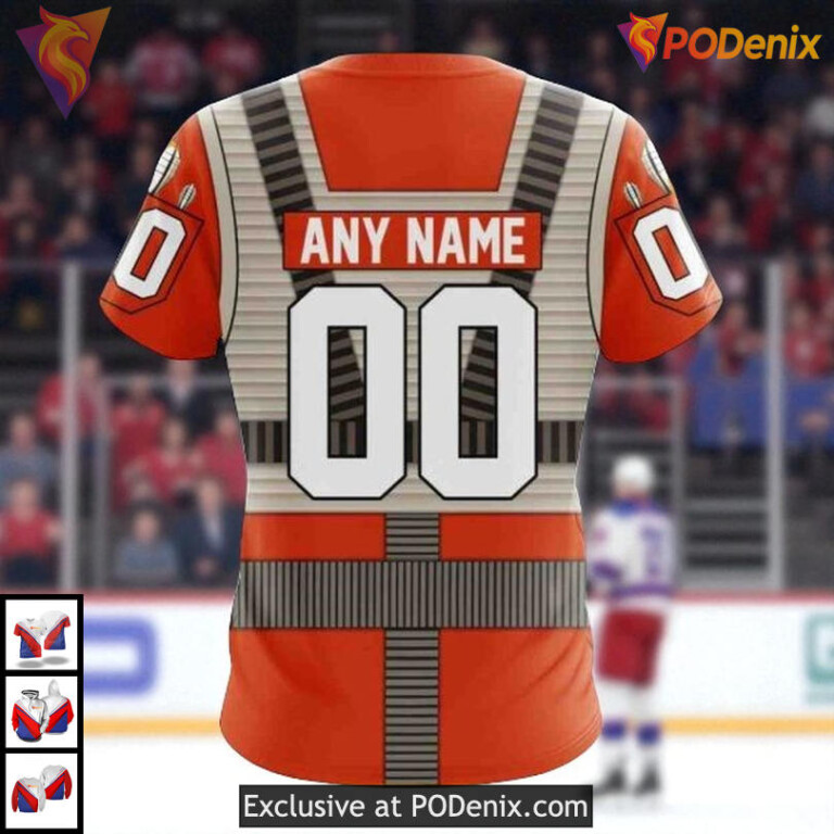 Rebel Pilot Star Wars Costume Custom New York Rangers Winter Hoodie 3D - 3