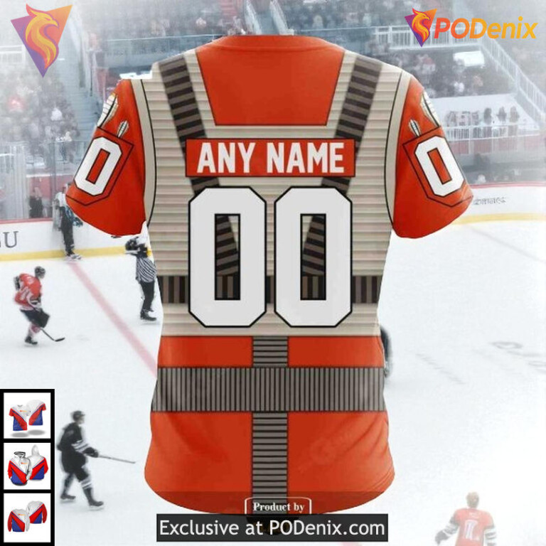 Rebel Pilot Star Wars Costume NHL Edmonton Oilers All Over Print Hoodie - 3