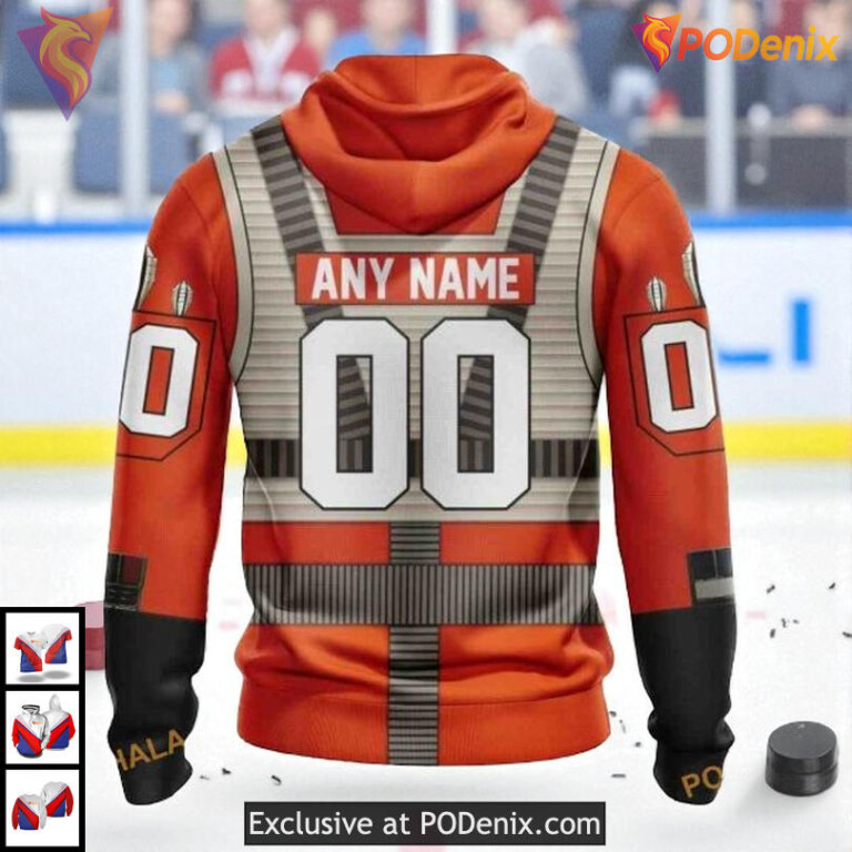 Rebel Pilot Star Wars Design NHL Vintage Minnesota Wild Hoodie 3D - 1