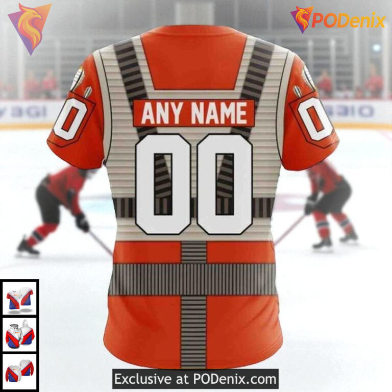 Rebel Pilot Star Wars Edition NHL Edmonton Oilers Graphic Hoodie 3D - 3