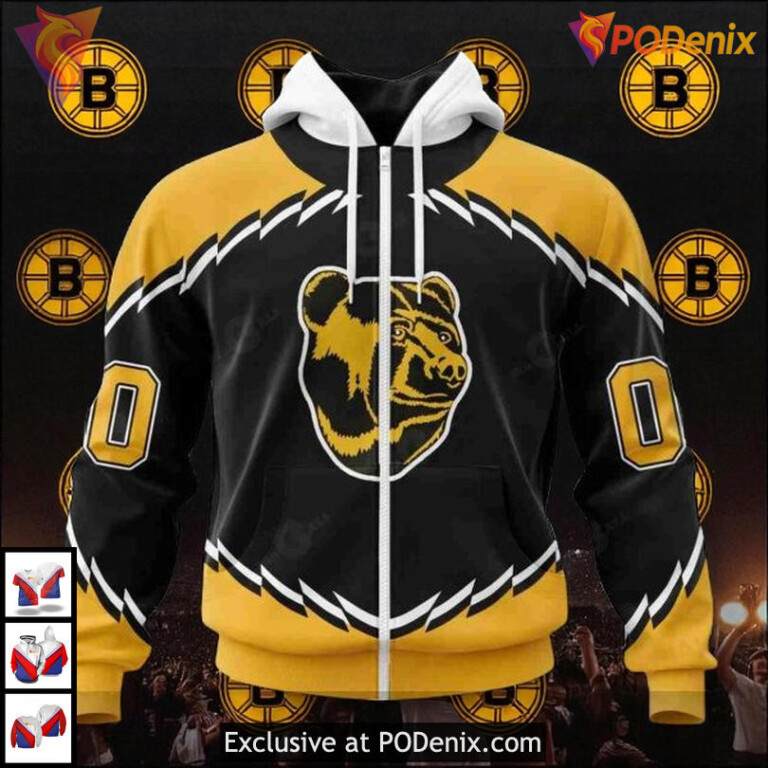 Retro Concepts Custom NHL Boston Bruins Hoodie 3D Unisex Limited Edition - 1