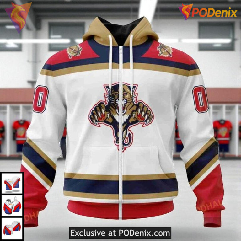 Retro Concepts Inspired Custom Florida Panthers Hoodie NHL Unisex 3D - 1