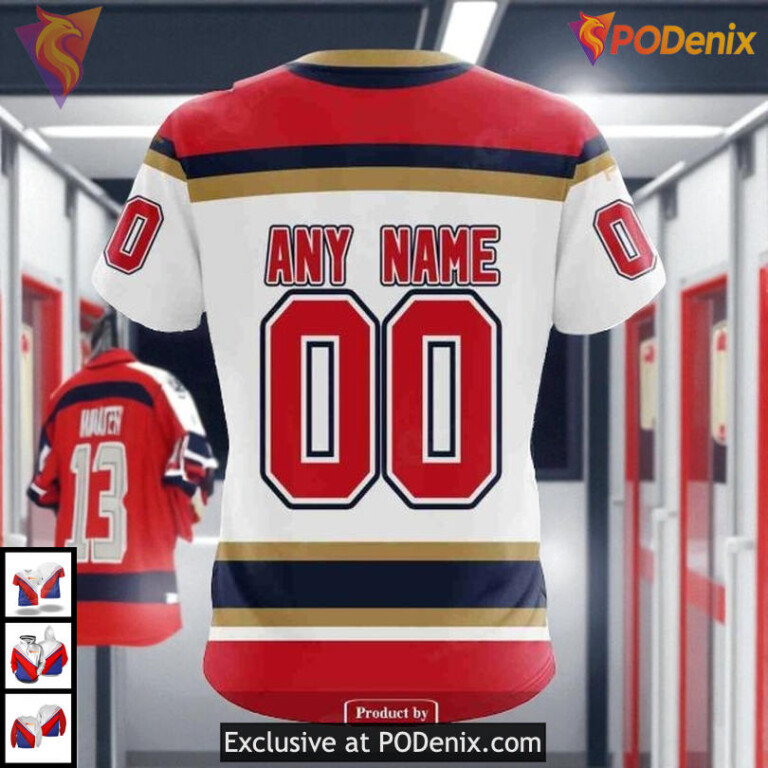 Retro Concepts Inspired Custom Florida Panthers Hoodie NHL Unisex 3D - 4
