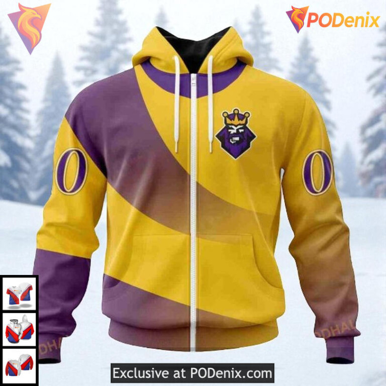 Retro Concepts Themed Sweatshirt Custom Los Angeles Kings Christmas Hoodie NHL 3D - 1