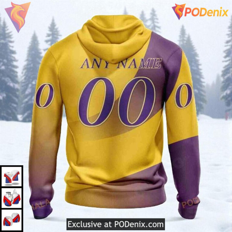 Retro Concepts Themed Sweatshirt Custom Los Angeles Kings Christmas Hoodie NHL 3D - 2